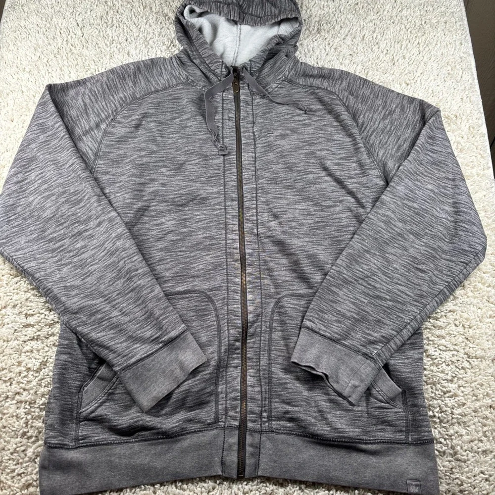 The North Face Canyonlands Fleece Hoodie Men's XL Gray Full Zip TCH6 Gorpcore